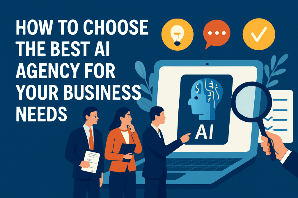 How to Choose the Best AI Agency for Your Business&nbsp;Needs
